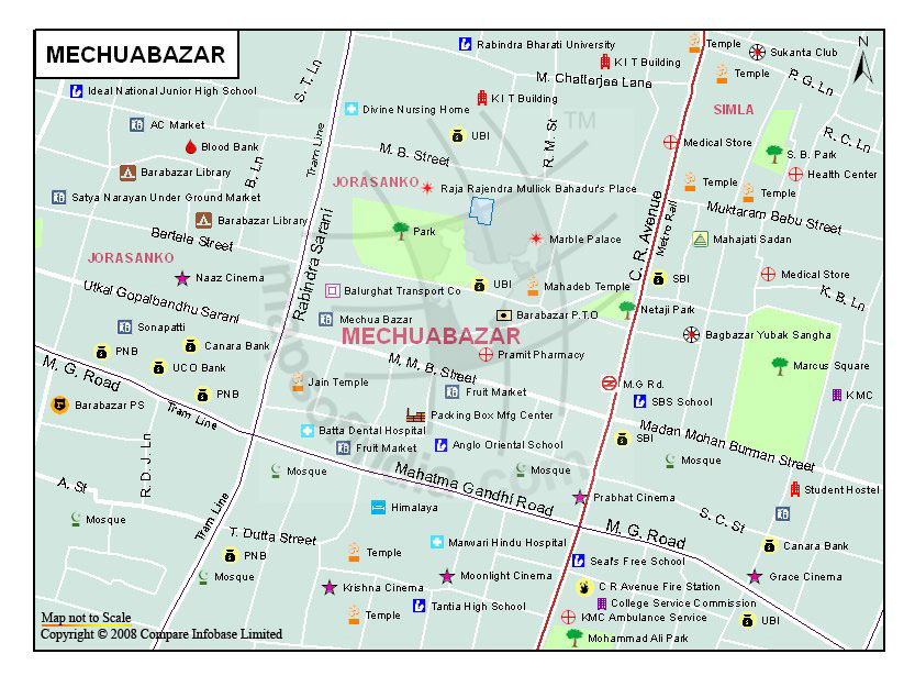 Mechuabazar Map