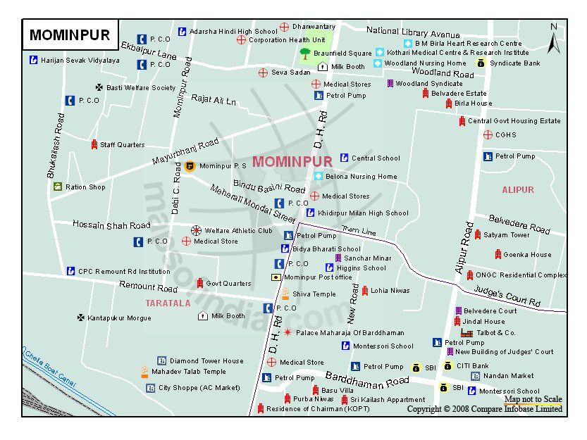 Mominpur Map