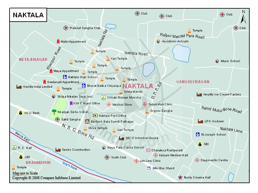 Naktala Map