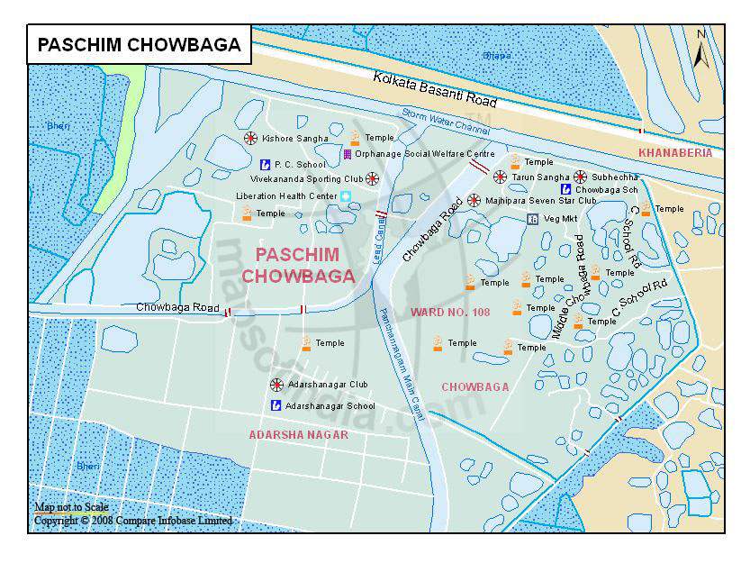 Paschim Chowbaga Map