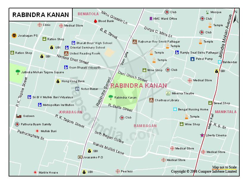Rabindra Kanan Map