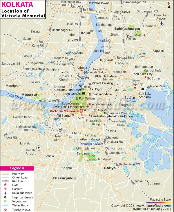 Science City Location Map