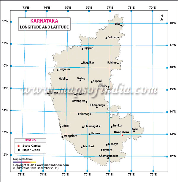 How do you find longitude and latitude on a map?