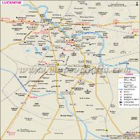 Lucknow City Map