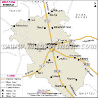 Lucknow Road Map