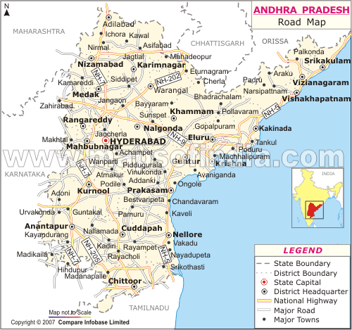 Map Andhra Pradesh