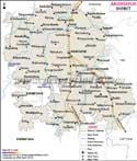 Anantpur District Map