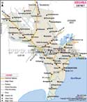Krishna District Map