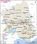 West Godavari District Map