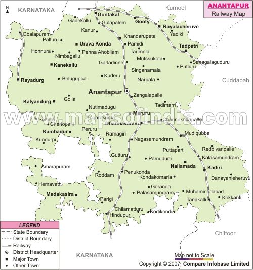 Anantapur River Map
