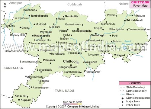 Chittoor River Map