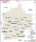 West Kameng District Map