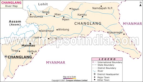 River Map of Changlang