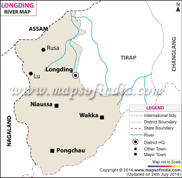 River Map of Longding