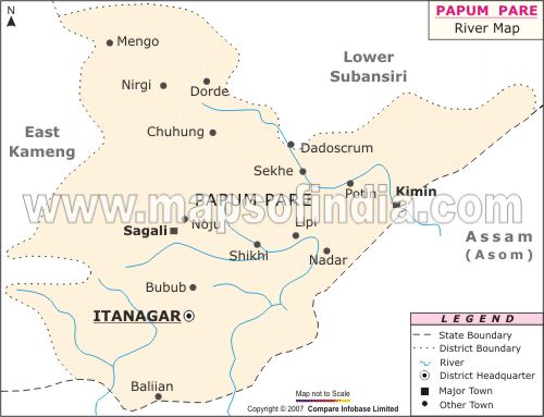 River Map of Papumpare