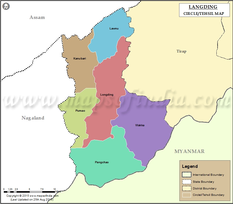 Tehsil Map of Longding