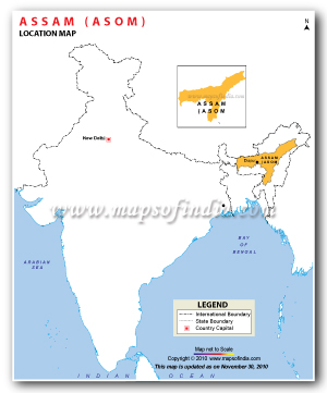 Assam Map