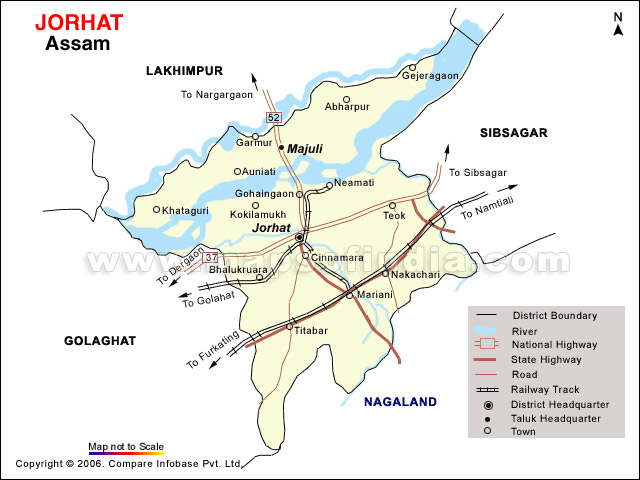 District Map of Jorhat