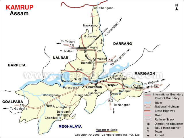 District Map of Kamrup