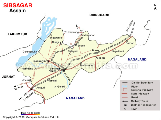 Tourist Map Of Sibsagar