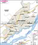 Lakhimpur Districts Map