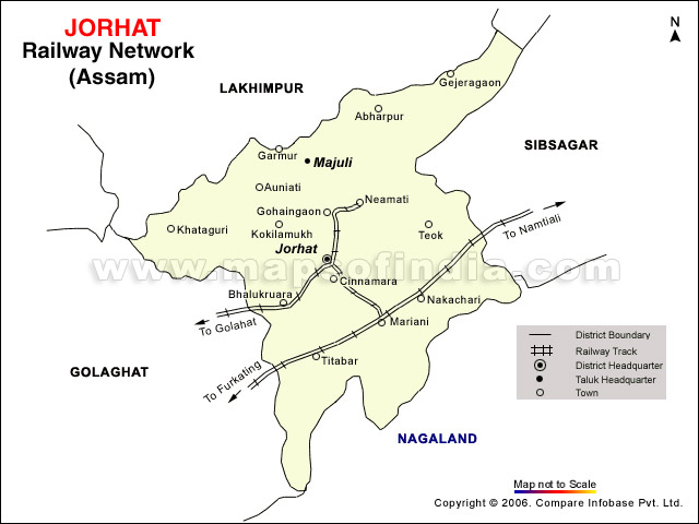 Jorhat Railway Map
