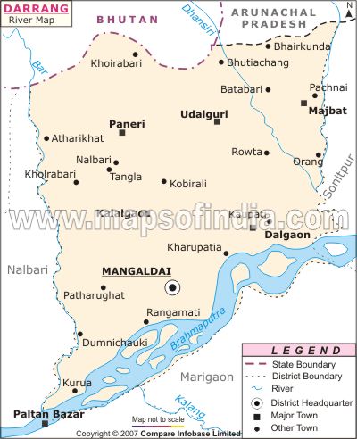 River Map of Darrang