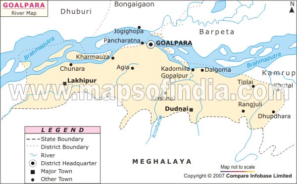 River Map of Goalpara
