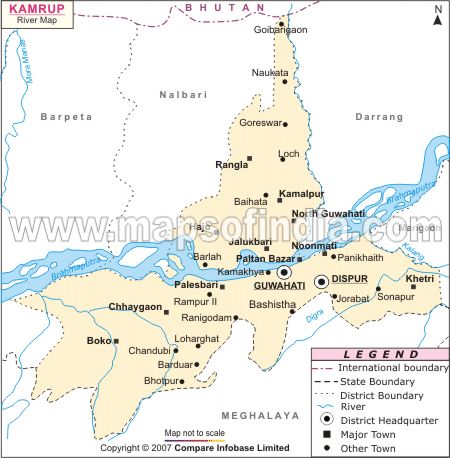 River Map of Kamrup