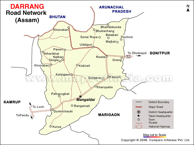 Road Network of Darrang