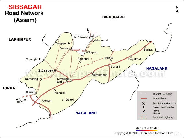 Tourist Map Of Sibsagar