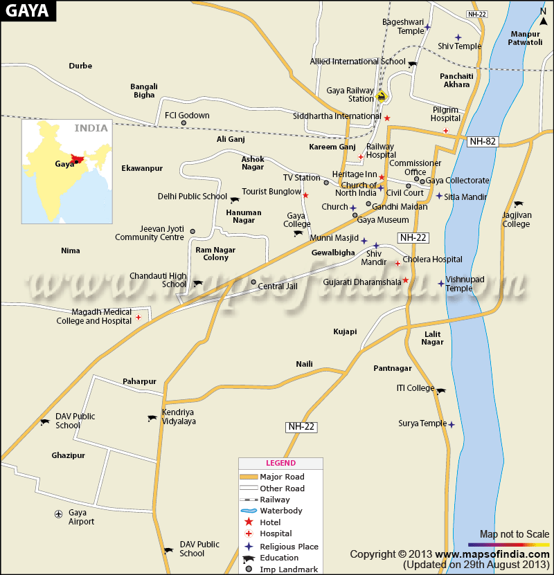 Gaya City Map