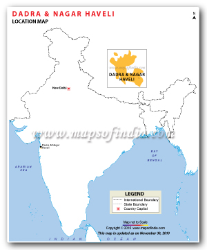 Dadra & Nagar Haveli Map