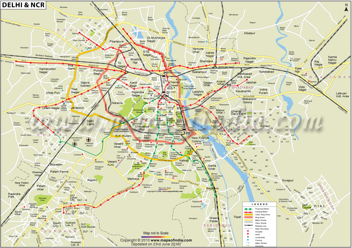 Delhi Map