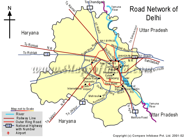 Delhi Inner Ring Road Map Delhi | Metro | Page 5 | Skyscrapercity Forum