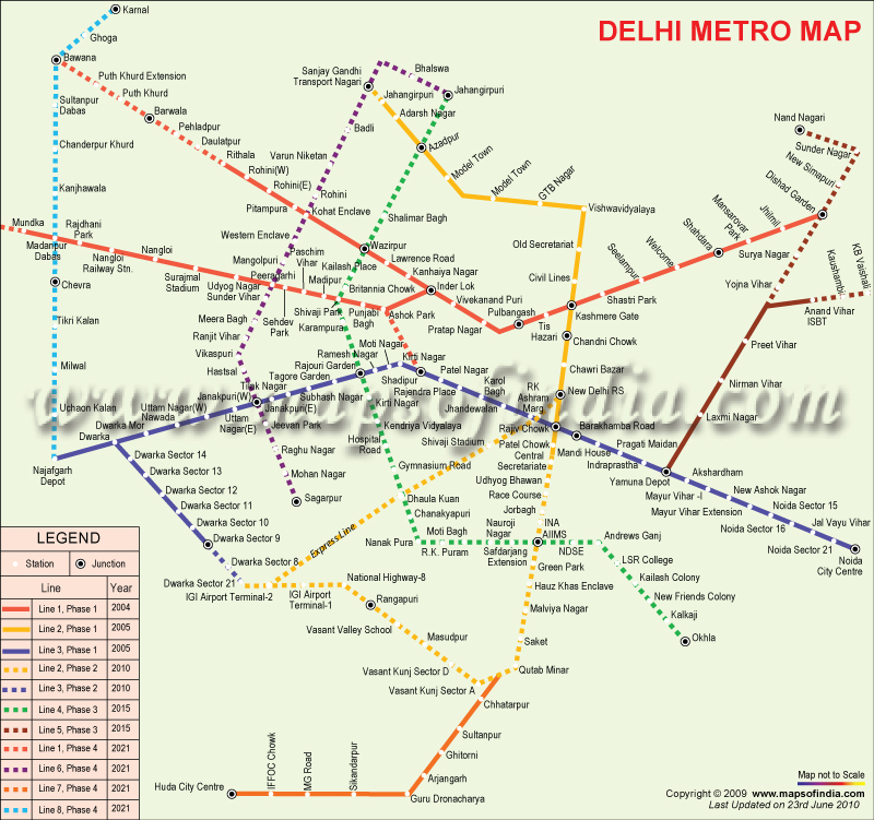 Delhi Metro Map