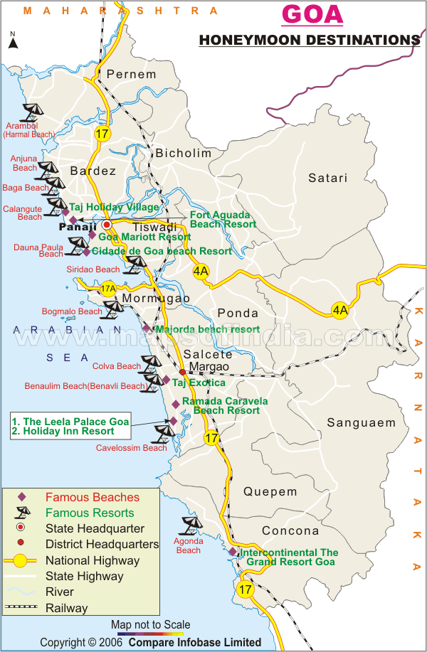 Goa Honeymoon Destinations