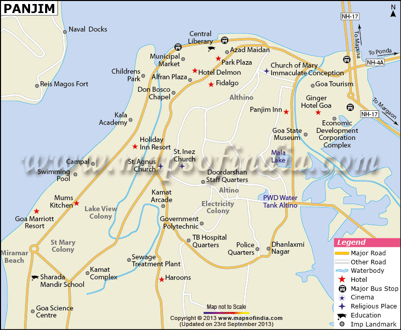City Map of Panaji