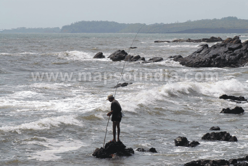 Fisherman at the Beach