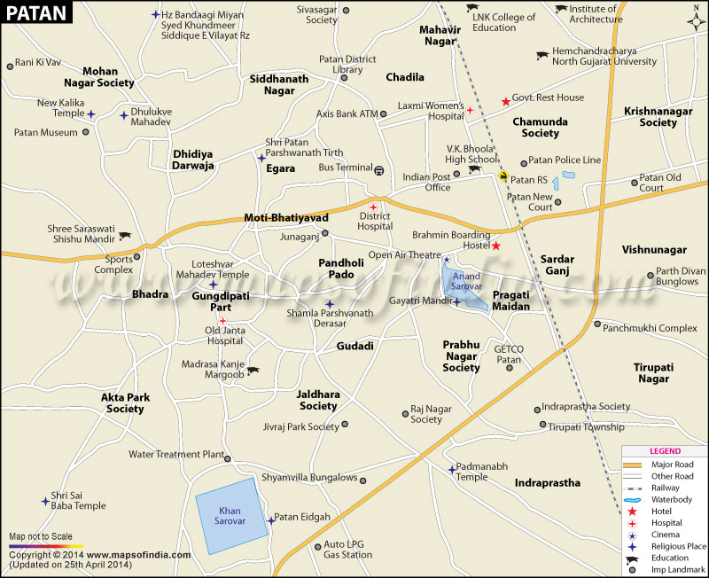 Patan City Map