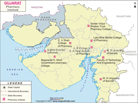 Pharmacy Institutes Map