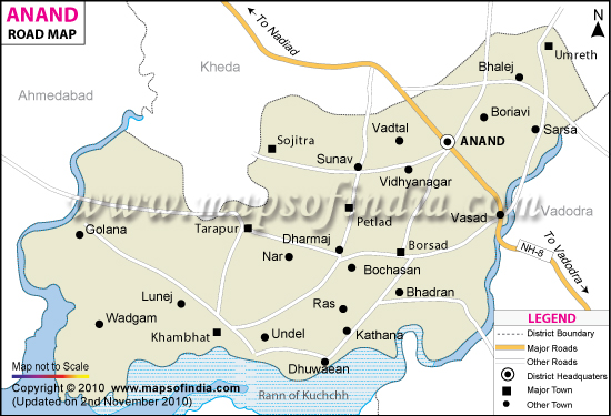 Road Map of Anand