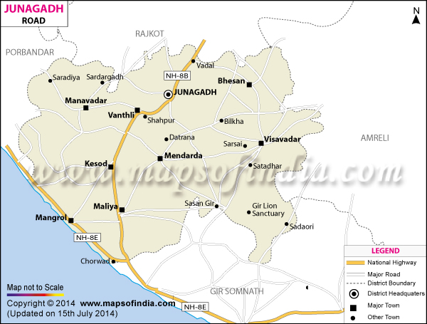 Junagadh Road Map