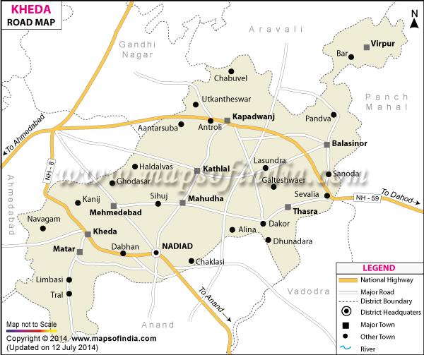 Kheda Road Map