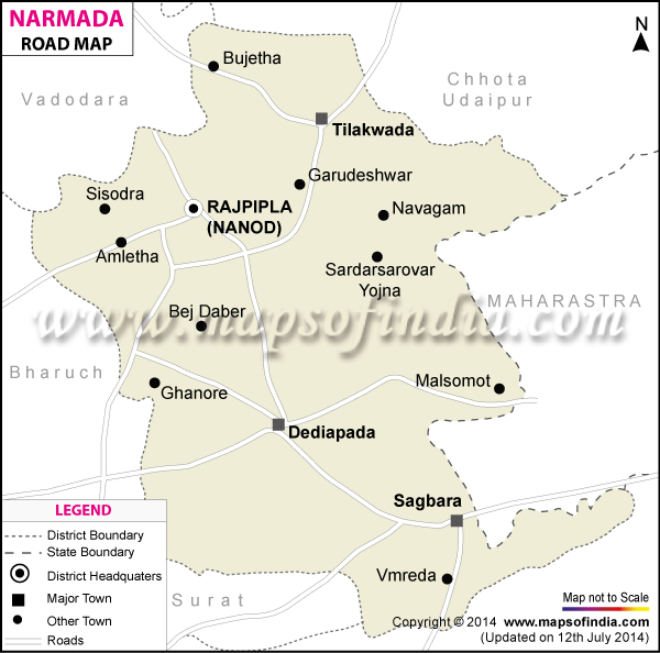 Narmada Road Map