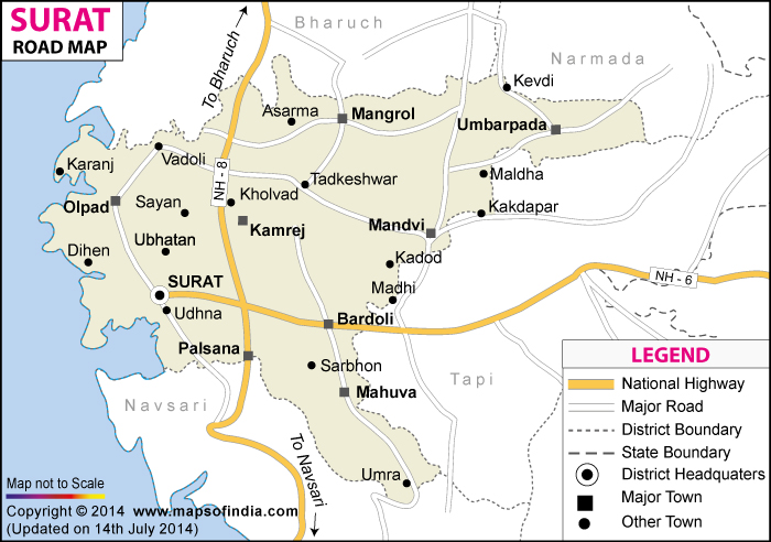 Surat Road Map