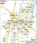 Ambala District Map
