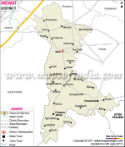 Mewat District Map