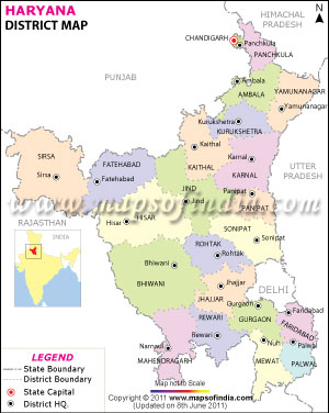 Haryana Districts