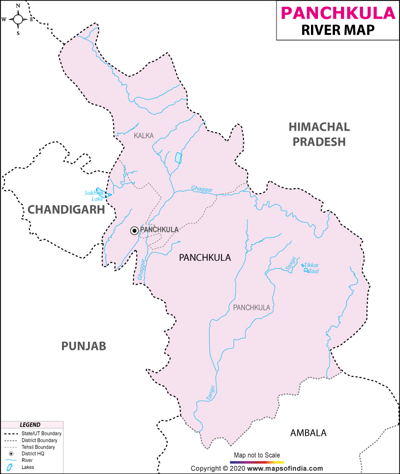 River Map of Panchkula 